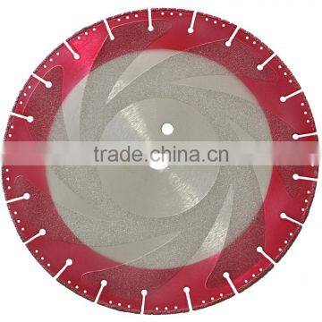 Vacuum Brazed diamond circular cutting disc for stone/Vacuum Brazed diamond saw blade for granite