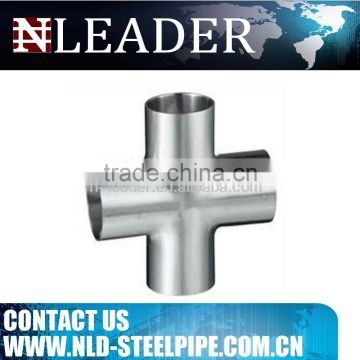 stainless steel pipe equal cross