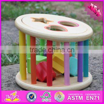 2016 new design multi-function wooden shape sorter toy for toddlers W12D064