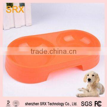 2015 High Quality Plastic Double Dog Dish / Colorful Double Dog Bowl,2015 High Quality Plastic Colorful Pet Bowl photo-3