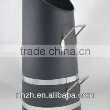Household Fireside Metal Matte Black Coal Scuttles photo-3