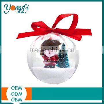 Clear Plastic Christmas Ornament Ball Garland photo-2