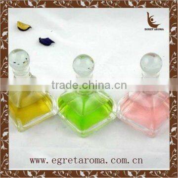 2015 New Arrival for Home Air Freshener Tent Shape Glass Diffuser Bottle With Rattan Sticks Reed Diffuser Glass Bottle photo-5