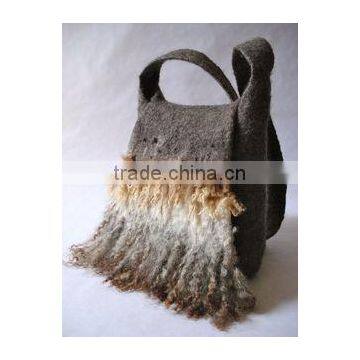 Best Selling Eco-friendly Handmade Decorated Felt Hand-bag