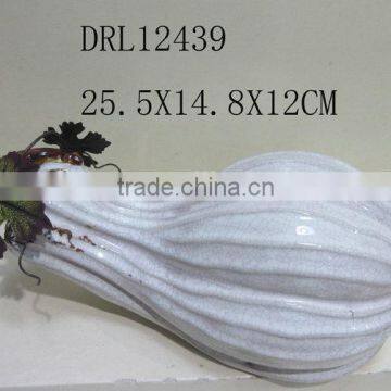 Lying Ceramic Pumpkin Lantern LED Festive Lantern Holloween Decorations photo-5