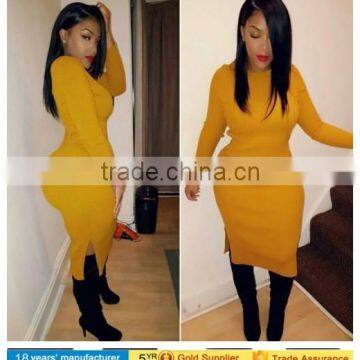 Women New Bandage Bodycon Long Sleeve Evening Sexy Party Cocktail Mini Dress