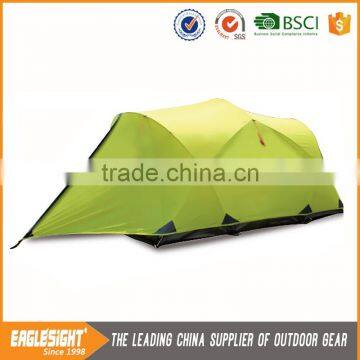 Waterproof Double Layer 3 Person One Vestible Dome Custom Camping Tent With Groundsheet