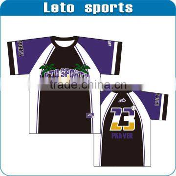 custom sublimated t shirt design activewear