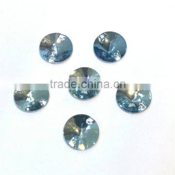 Flat Back Sew on Crystal Rhinestone Glass Loose Beads With Holes For Clothes Decoration