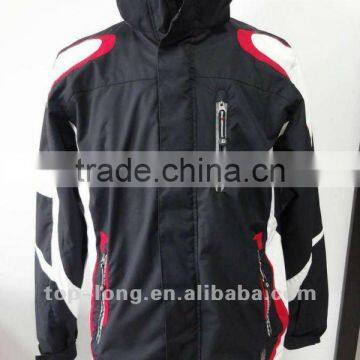 Men Soft shell jacket outdoor clothing with Waterproof & Windproof