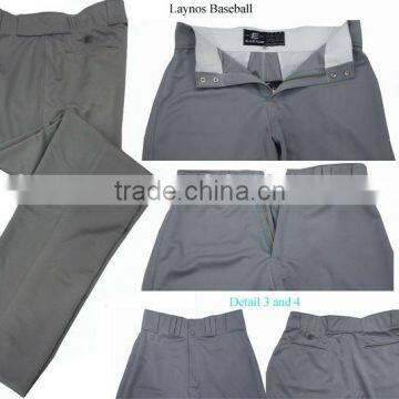 Baseball pant with pocket and zipper