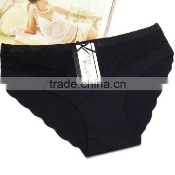 Ice Silk Seamless Lingerie Front Sexy Lace Women's Panties Smooth Soft Ladies Panties photo-6