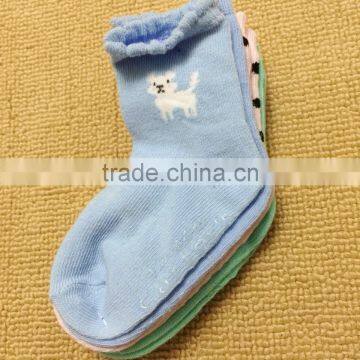 New Design Kids Knitted Socks Cute Antiskid Cotton Baby Socks photo-4