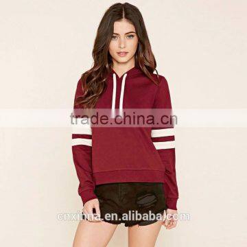 2016 Best Sell New Fashion Custom Crop Top Lady Hoodies photo-3