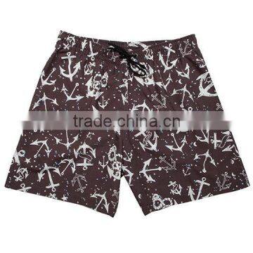 men's anchor printed swimming shorts anchor printed board short surf shorts beach shorts