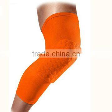 Sports compression honeycomb basketball knee sleeve pads