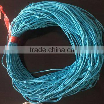 custom blue knotted wax cord necklace diy knot wax cord necklace with adjusted size for jewelry accessories 2017