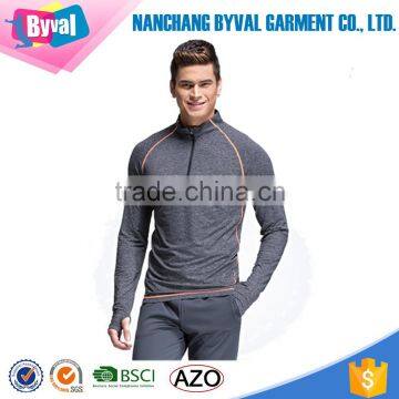 Wholesale Cationic Polyester Shirts Cationic Half Zip Shirt for Men photo-5