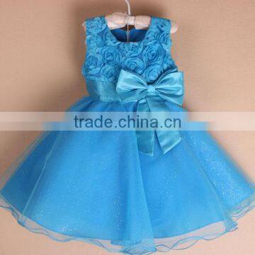 5031#Unique Design Hot Sale Worth Buying Baby Girls Party Wear Dress photo-5