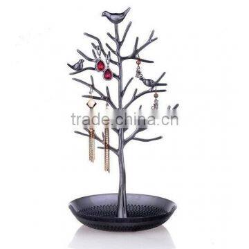 Fashion Design Birds Tree Jewelry Earrings Necklace Holder photo-3