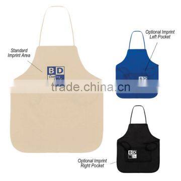 Non-Woven Full Apron - made from 80 gram non-woven, coated water-resistant polypropylene and comes with your logo