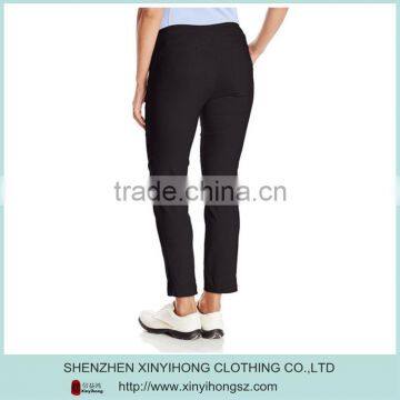 Polyester With Spandex Ladies Golf Pants /slim Fit Golf Trousers photo-2