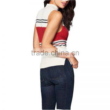 CHINA WHOLESALE STRIP TOPS SWEATER VEST FASHION TANK TOP photo-2