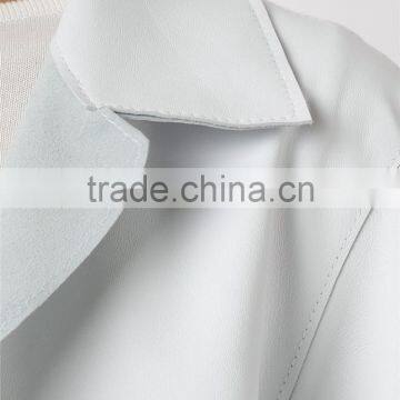 Shandao OEM Custom Winter Soft 3/4 Sleeve Winter Fashional Butcher Coat photo-4