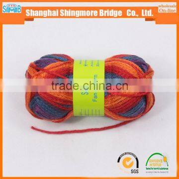 Trade Assurance Yarn Factory Supply Fancy Yarn Hand Knitting Acrylic Tube Yarn With 50g Balls photo-5