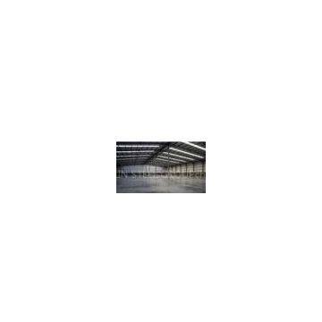 Heavy prefabricated building roof and wall Q235 steel framed structures construction