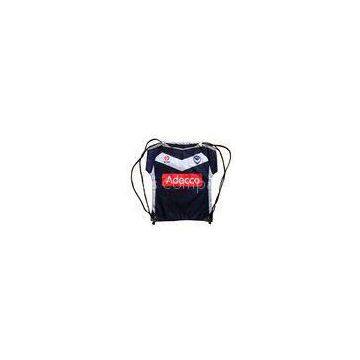 Heat Printing PP Non Woven Bags with 210D 190T Material , Polyester Drawstring Bag