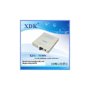 20km single fiber WDM Fiber media converter