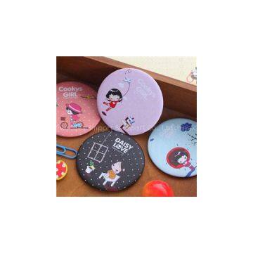 2015 Small Mirror Creative Korea Biscuits Cute Girl Ms Cartoon Mini Mirror,Welcome To Sample Custom