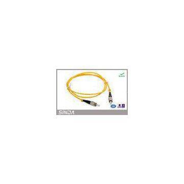 Fiber Optic fc-fc patch cord Singlemode 9 / 125 Simplex with APC Polishing