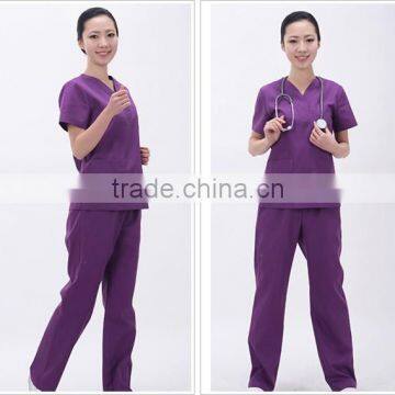 100% plain dyed fabric for hospital uniform