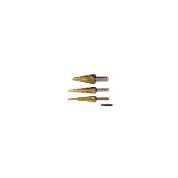 3-PC. Titanium-Coated Step Drill set