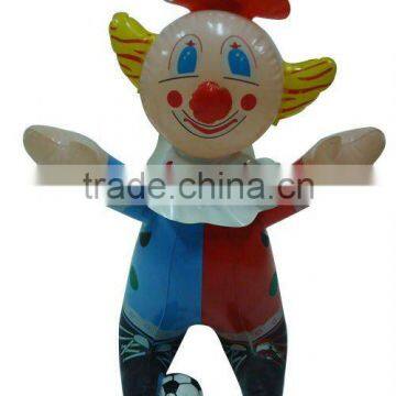 Lovely Cartoon Character Inflatable Clown PVC Toys for Kid/Children