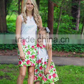 2015 new products mother daughter matching clothes, mother and daughter, mommy and me clothes