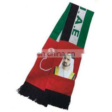 SS10-3K018 Jacquard scarf ( fan scarf, soccer scarf, sports scarf )