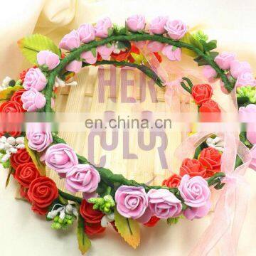 Beautiful flower crown headbands for baby with high quality FH2151