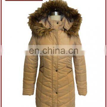 China Manufacturer Popular Winter Padding Fur Jacket For Women