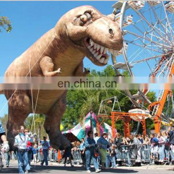 Large inflatable helium dinosaur balloon for advertisment