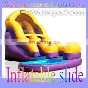 18H feet Rapid water slide with double lanes