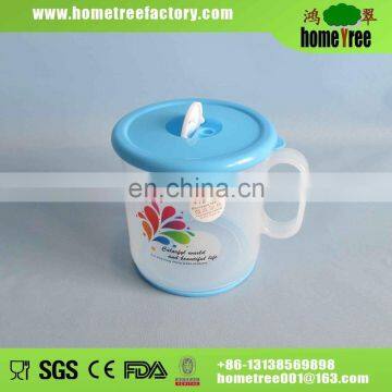600ml soup plastic cup microwave safe with lid