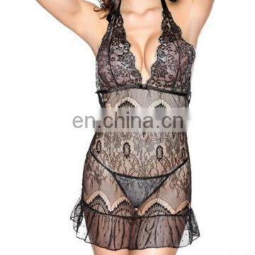 Fashion design mature babydoll lingerie