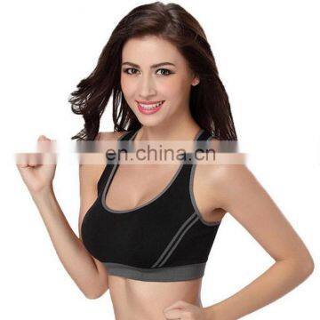 Women's Comfort Shaped Seamless Workout Cotton Sports Bra#WX0002 photo-5