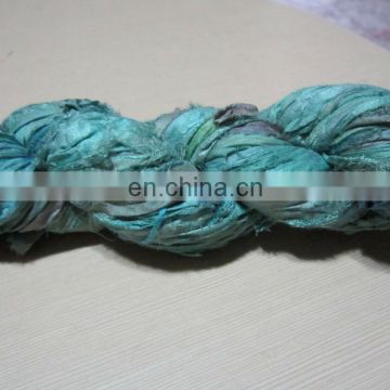 Recycled sari silk ribbon