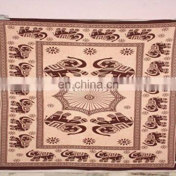 Royal king elephant bed sheet hippe tapestry bedspreads wholesale indian Tapestry