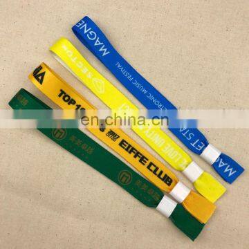 Newest Design Adjustable Woven Festival Fabric Wristband photo-4