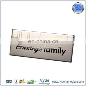 Cheap OEM Free Design Metal Etching Nameplate